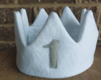 Birthday Crown/ Custom Felt Crown/ Personalized Gift/ Felt Crown / Adjustable Crown / Boy Girl Birthday / Name Crown