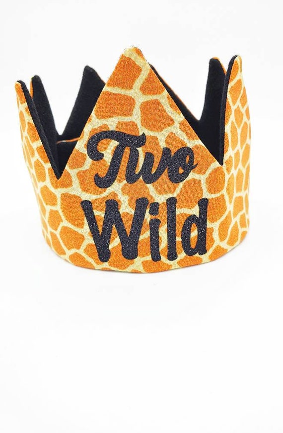 Safari Animal Crown- Animal Print Crown-Giraffe Print Crown-Animal Theme Birthday- Party Hat-Safari Birthday-Party Supplies- Party Hats Il_570xn