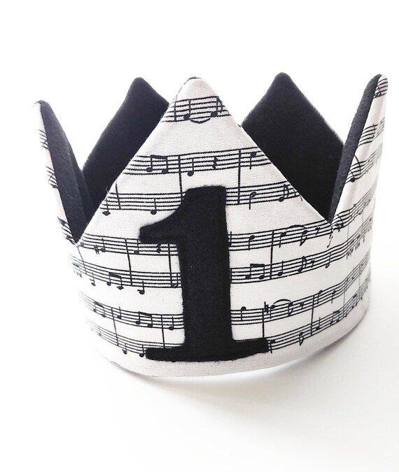 Music Birthday / Music Note Crown/ Birthday Crown / Music Theme Birthday / Party Crown/ Party Hat Il_570xn