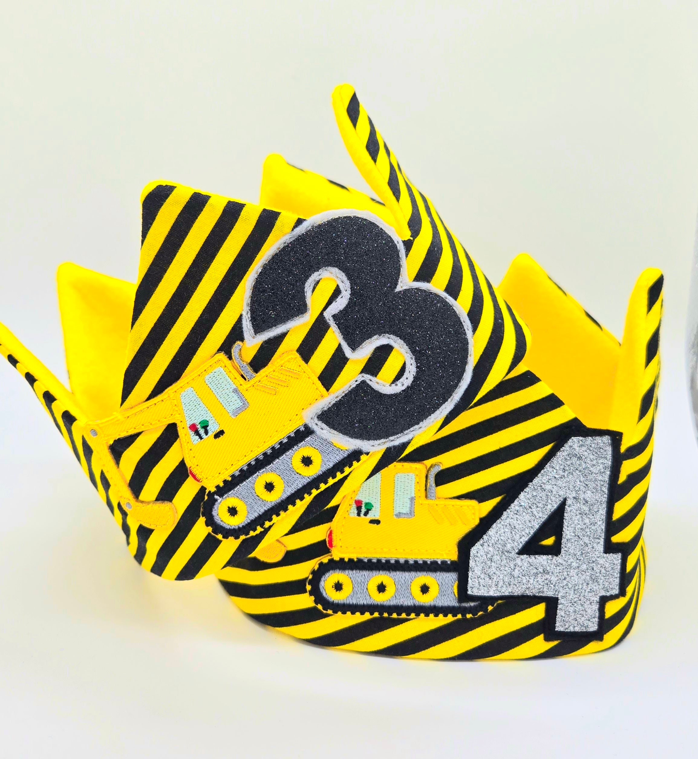 Construction Truck Crown | Dump truck Birthday Crown| Personalized Crown | Toddler Birthday Crown | Excavator Hat | Construction Party Hat |