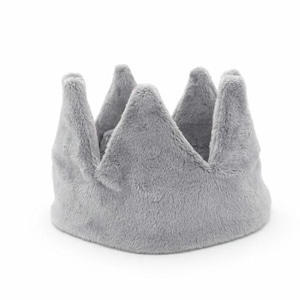 Personalized Velour Birthday Crown: Custom Name, Reversible