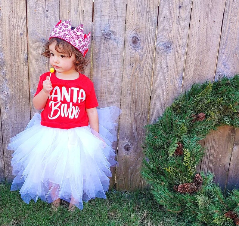 Candy Cane Birthday Crown/ December Birthday Hat/ Holiday Crown/ XMAS Party Hat/ Birthday Crown/ Dress Up Crown/ December Birthday Boy Girl image 2