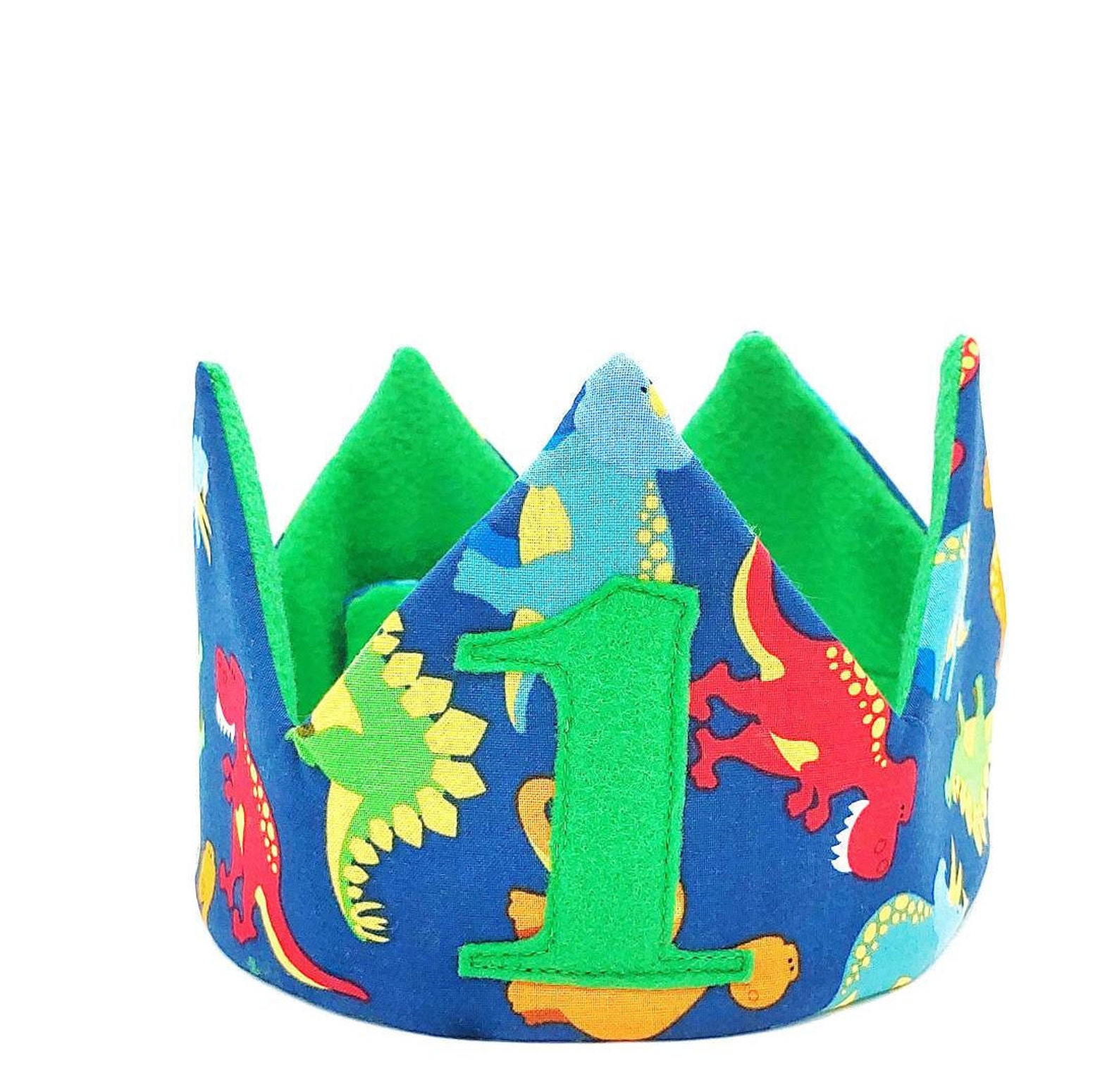 dinosaur with crown head