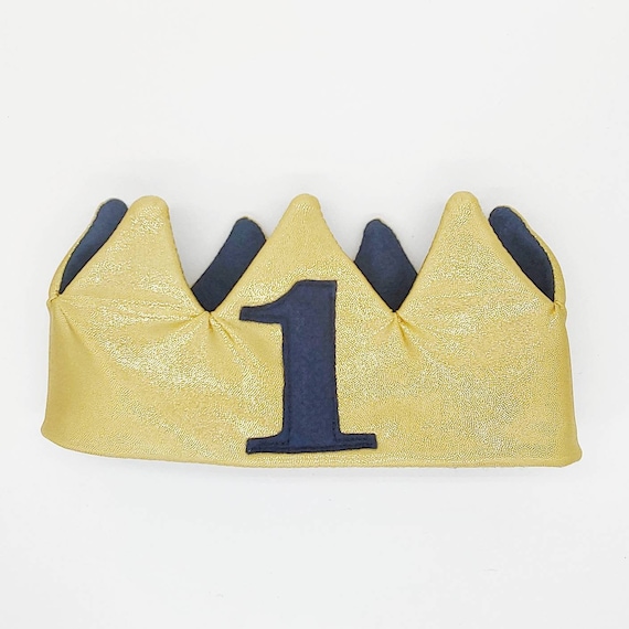 Gold Crown, One Gold Crown, Party Hat, Custom Crown, One Birthday, Birthday Hat, First Birthday, BOSS Baby, BOSS, 2nd Birthday, 3rd Birthday Il_570xn