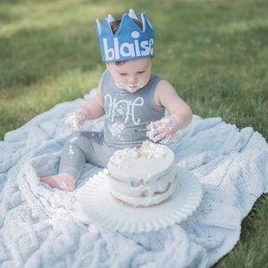 First Birthday Hat/Airplane Birthday Crown/ Onderful Birthday Party Hat/ Custom Crown/ Personalized Crown/Toddler Crown/ First Birthday Gift image 8