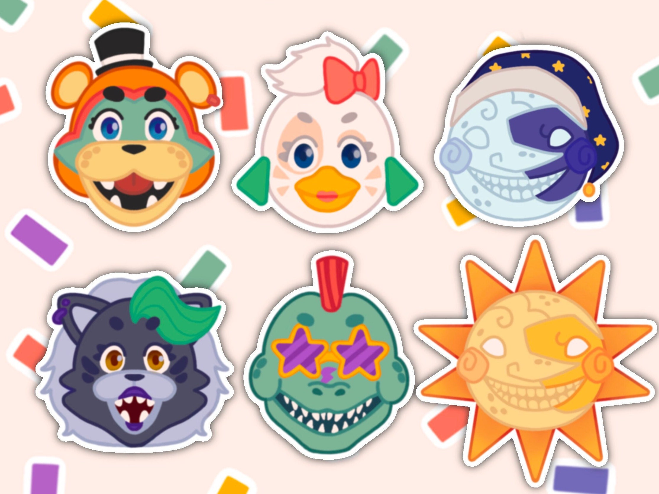 FNAF Security Breach Stickers Etsy Canada