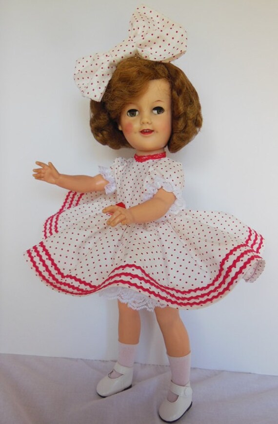 shirley temple red polka dot dress
