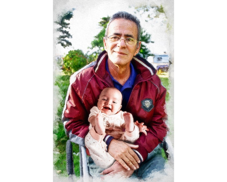 Add Child photo to Deceased Add Baby to Picture or Deceased Merge Baby and Deceased Loved One Photo Combine photos of Loved One and Baby