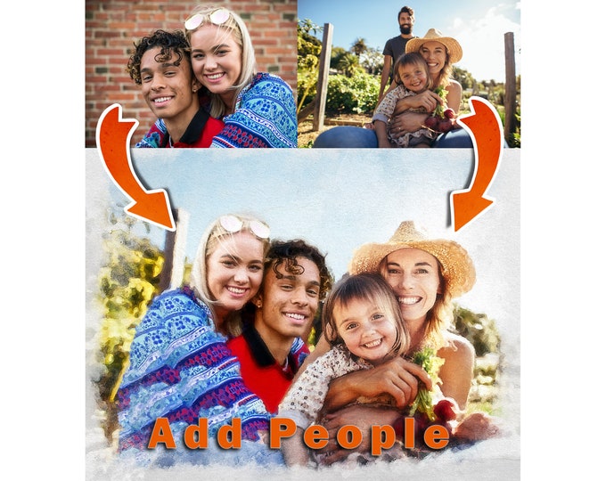 Adding a Person / Adding People to a Photo Photo Retouching / Image