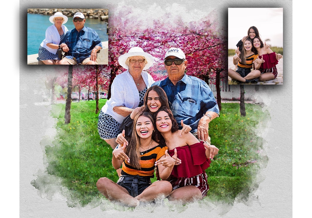 Loved One Portrait, Deceased Loved One Portrait, Add Deceased Loved One to Photo, Add Loved One