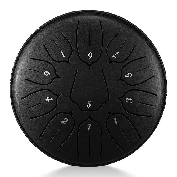Steel Tongue Drum 10 Inch 11 Notes Tank Drum C Key Percussion Steel Drum Kit  W/d