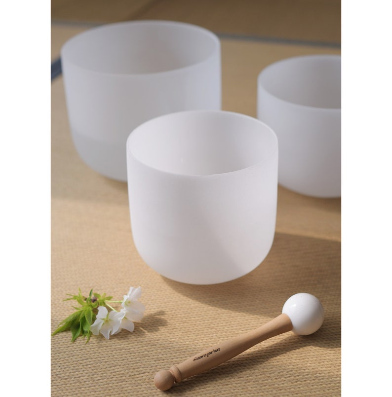 432hz Crystal Singing Bowl Set 81012 With Etsy