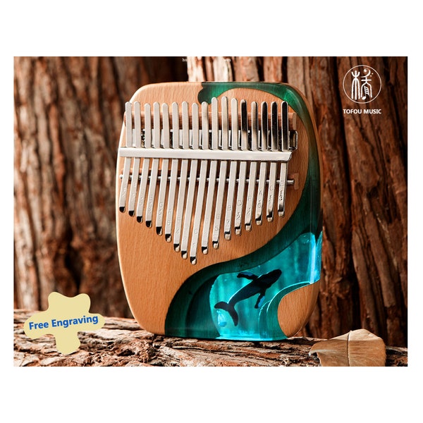 Customized Kalimba 17 /21 Keys Thumb Piano Set Free Engraving Awesome Gift