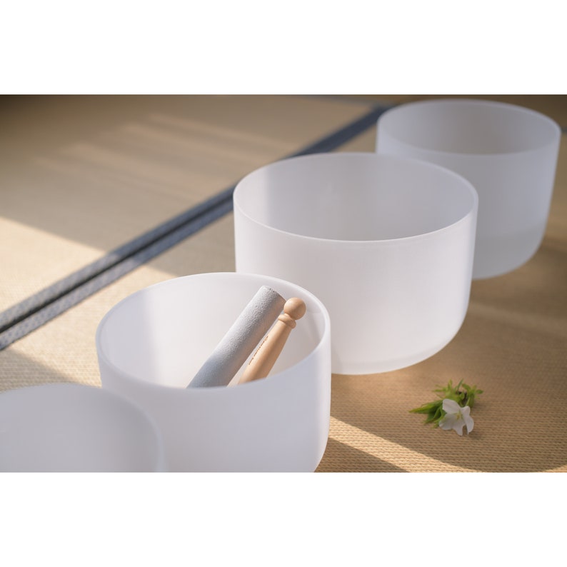 432hz Crystal Singing Bowl Set 81012 With Etsy