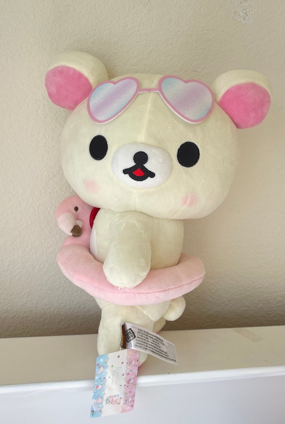 Brand New San-x Rilakkuma/korilakkuma Summer Swim Plush Bear - Etsy