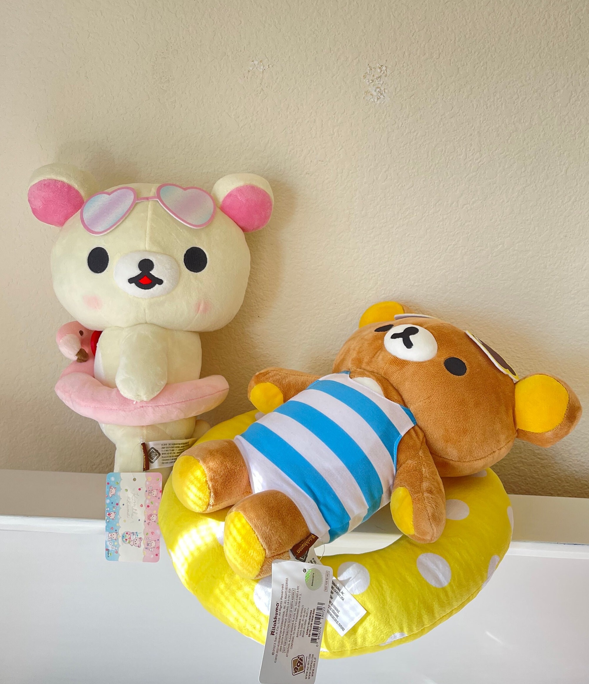 Brand New San-x Rilakkuma/korilakkuma Summer Swim Plush Bear - Etsy