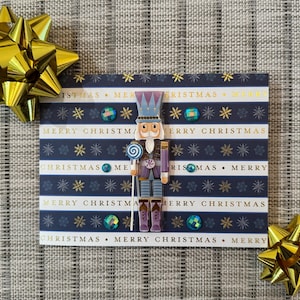 Carte de Noël 3D - Carte de voeux faite main - « Joyeux Noël »