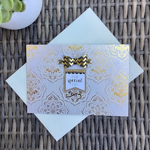 3D Hochzeitskarte, handgemachte Grußkarte - “Unser besonderer Tag”