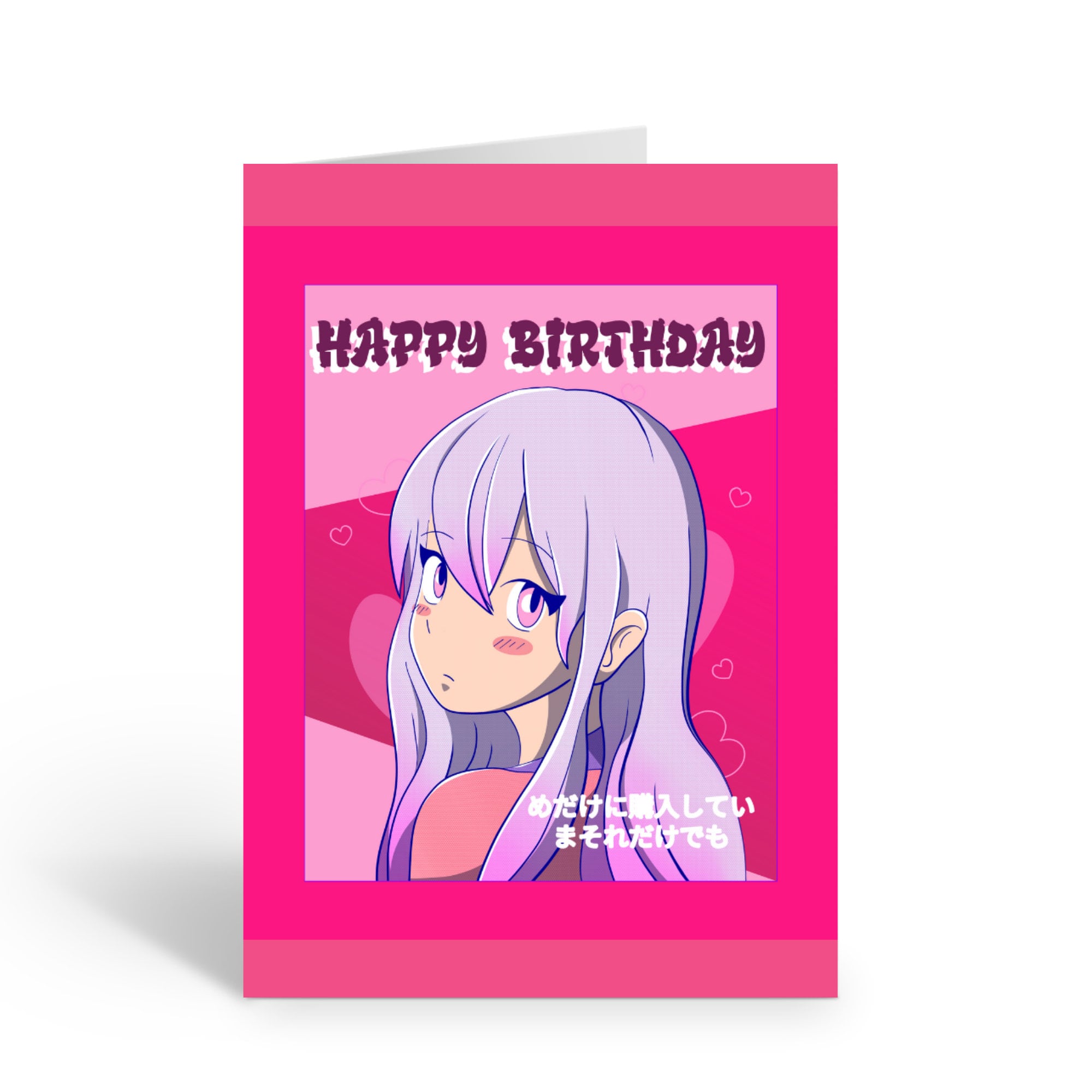 Anime Birthday Card for Girls / Unique Fun Card for Her / Teen - Etsy Anime Birthday Card for Girls / Unique Fun Card for Her / Teen - Etsy