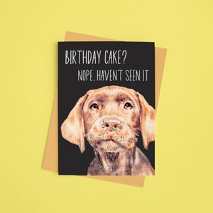 Funny Birthday Card for a Dog Mum or Dad / Card from the Dog / UK Shop image 4