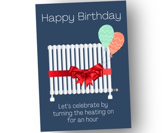 Funny Card for Husband or Wife / Partner / Fun Birthday Card for Him or Her / UK Shop