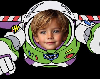 Custom Buzz Lightyear Portrait Prop Cut Out Personalized Buzzlight year Custom Cartoon Art Unique Party Prop