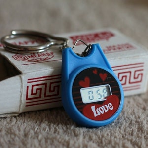 Keychain watch souvenir &quot;Love&quot; USSR