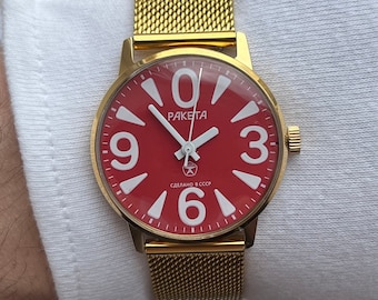 Vintage classic watch Raketa JEANS BIG ZERO / Mechanical 2609.na