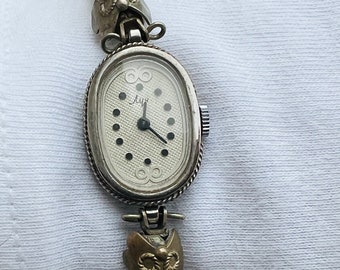 Vintage damklocka, klassisk liten damklocka, present till henne, vintage smycken, klockor för kvinnor