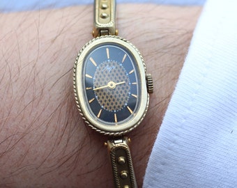Vintageklocka, Luch, mekanisk klocka, Damklocka, Damarmbandsur, Uppdragbar klocka