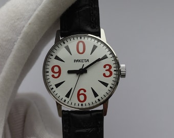 Raketa Jeans Zero Watch Montre vintage pour homme / Montre soviétique URSS / montre vintage / Cadeau pour père / montre-bracelet