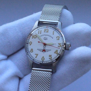 MONTRE SOVIÉTIQUE POBEDA Sturmanskie Gagarine Montre Mécanique Montre - Foto 3