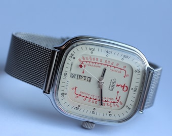 Pulsometer watch Slava Medical, With Pulsometer Scale, Mechanical watch, Medical gift