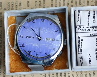 RAKETA パーペチュアルカレンダー カレッジ 2628 ソ連/ソビエト メンズ