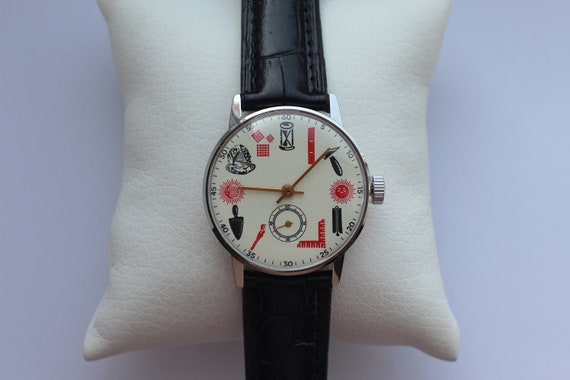 MASONIC watch, Vintage watch, Soviet military wat… - image 2