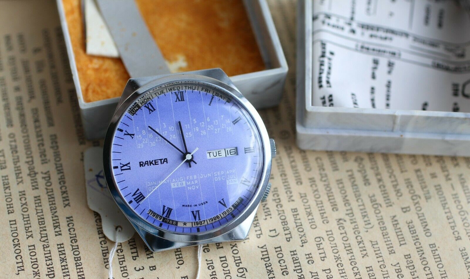 RAKETA パーペチュアルカレンダー カレッジ 2628 ソ連/ソビエト メンズ