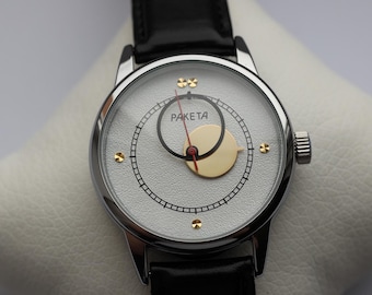 Raketa Kopernik Vintage watch (COPERNICUS), montre vintage, Unique gift, Moon watch, Mens watch, Mechanical watch / Gifts for Boyfriend