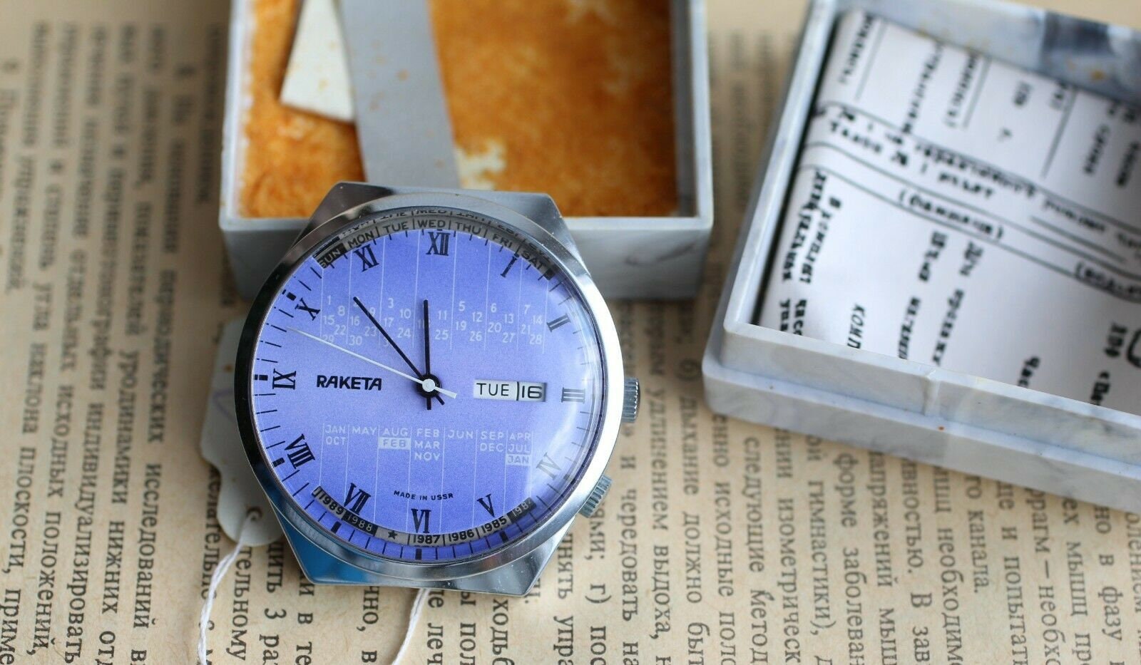 RAKETA パーペチュアルカレンダー カレッジ 2628 ソ連/ソビエト メンズ