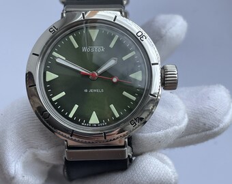Vintage Dh21 Vostok Amphibian Divers Cal.2209 Manual