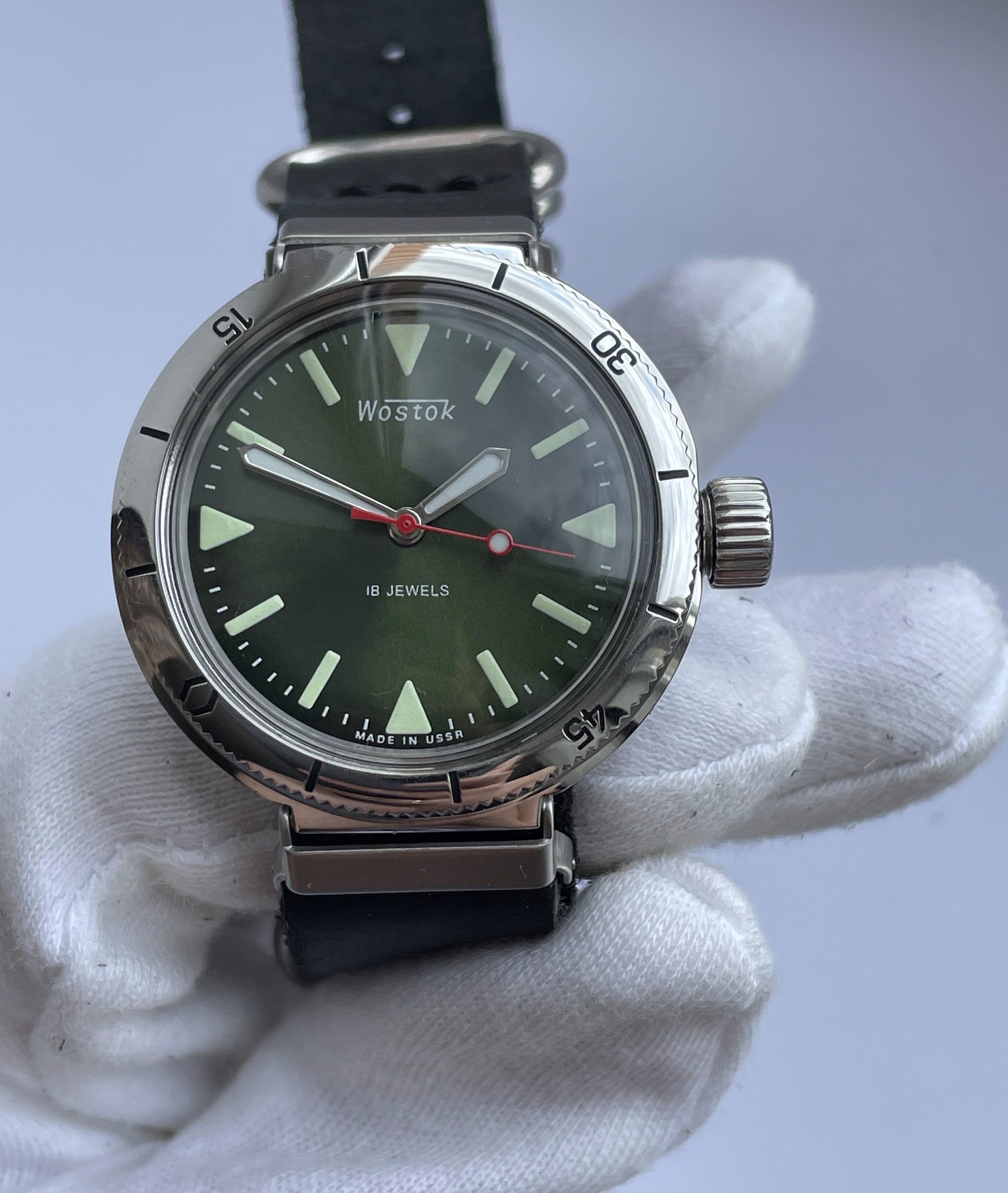 Vintage Dh21 Vostok Amphibian Divers Cal.2209 Manual