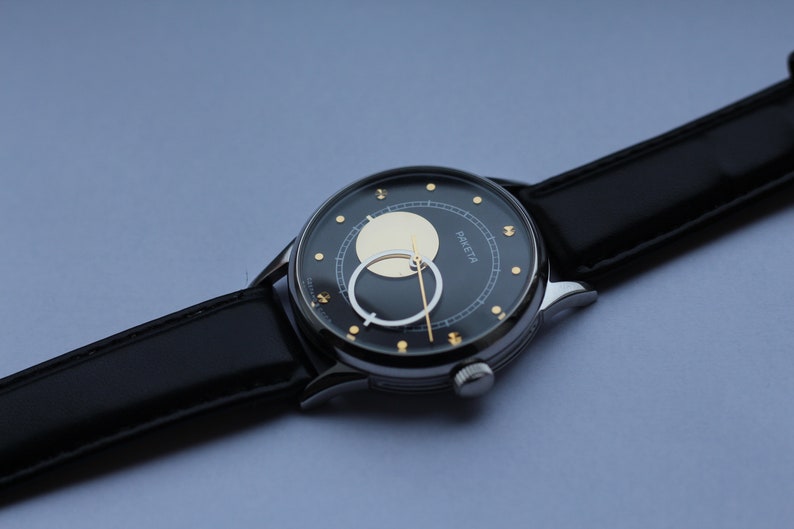 Montres-bracelets Raketa Copernicus, aiguilles LUNE et SOLEIL, montres Copernicus, mécanique image 6