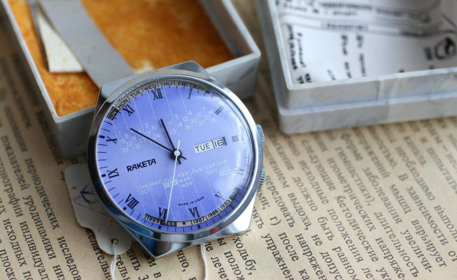 RAKETA パーペチュアルカレンダー カレッジ 2628 ソ連/ソビエト メンズ