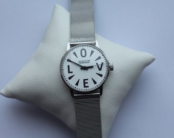 Rare watch raketa LOVE / Vintage classic mechanical 2609.na / Roket 0