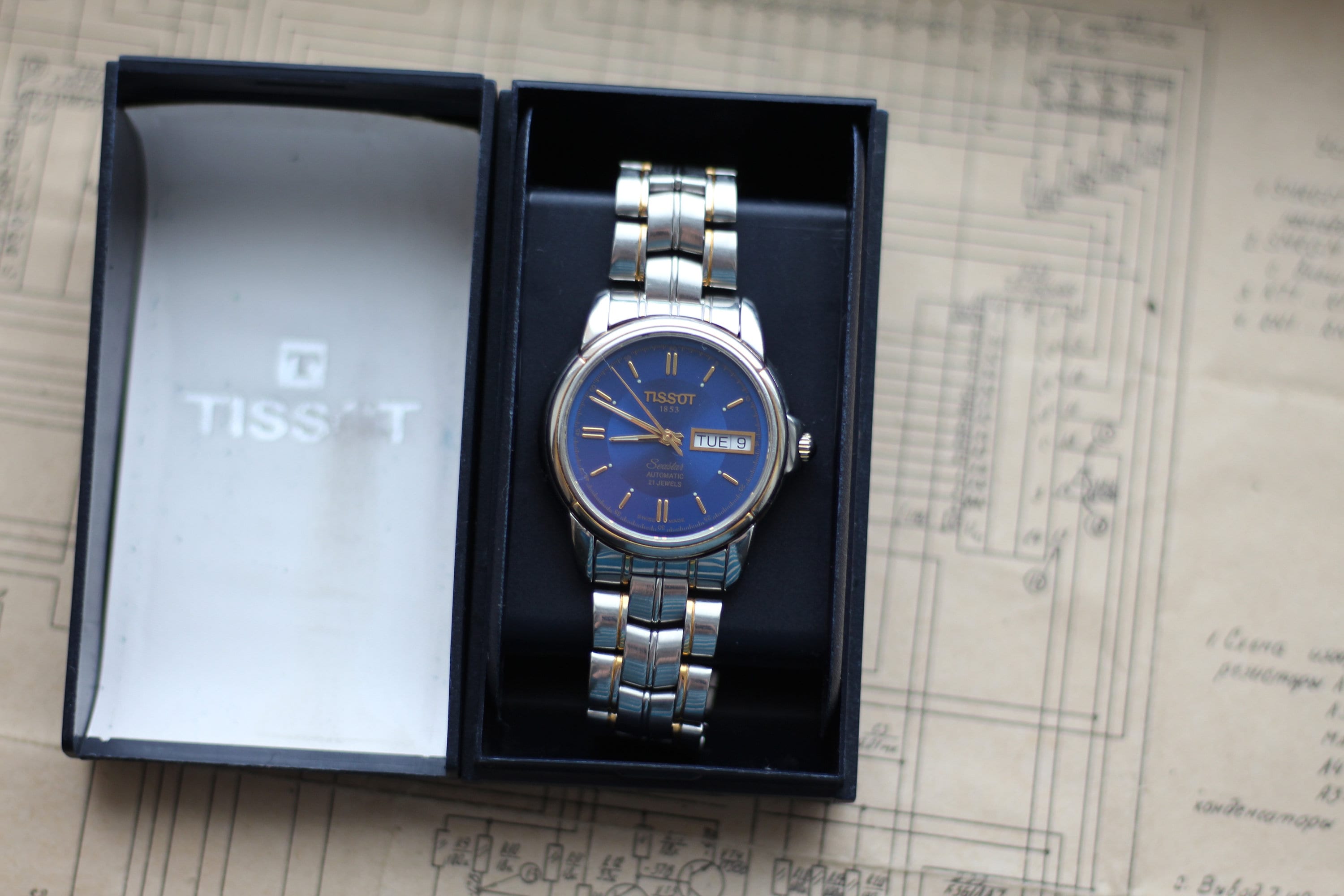 Watch Tissot 1853 Seastar Automatic A660.760k Swiss Made Etsy