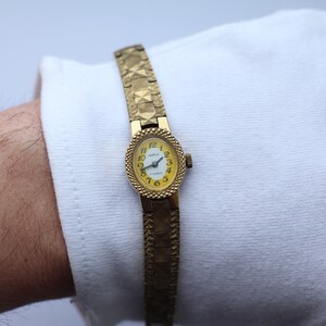Wristwatch Ladies Chaika 17 jewels mechanical women's dress watch / watch bracelet image 9