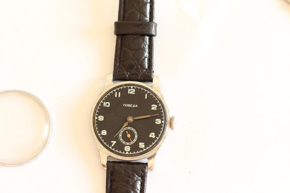 Soviet vintage watch POBEDA 1954 release. Retro w… - image 2