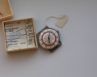 Nos. Raketa Jeans Watch "Wind Rose" Orologio vintage da uomo / Orologio sovietico URSS / Orologio vintage / Regalo per padre / orologio da polso
