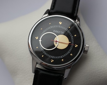 Vintage watch Raketa Copernicus, Gift for men, Mechanical watch, Retro watches, Collectible watch, Gift for him
