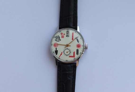 MASONIC watch, Vintage watch, Soviet military wat… - image 6