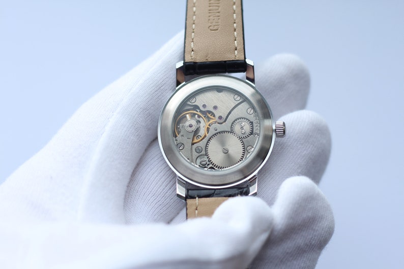 Vintage Mechanical watch - Pobeda "China Friendship" Mens wrist watch. mens gift. Gift for him. Gift watch. watches for man. Vintage jewelry image 3